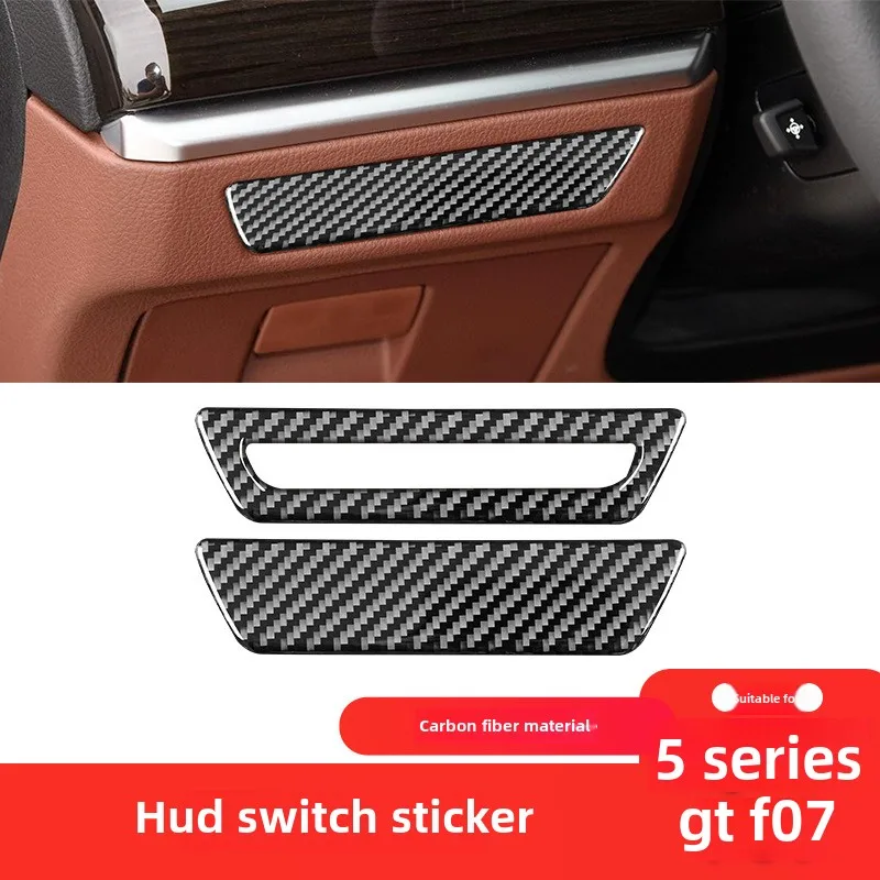 Suitable for BMW 5 Series GT F07 interior modification parts Carbon fiber HUD head-up display decorative sticker
Suitable for BMW 5 Series GT F07 interior modification parts Carbon fiber HUD head-up display decorative sticker
