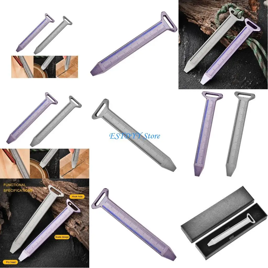 G6DE Multipurpose Crowbars Ruler Bottle Opener Outdoor Camping Tool Multifunction Titaniums Alloy Pry Bar Ruler Survival Tool
G6DE Multipurpose Crowbars Ruler Bottle Opener Outdoor Camping Tool Multifunction Titaniums Alloy Pry Bar Ruler Survival Tool