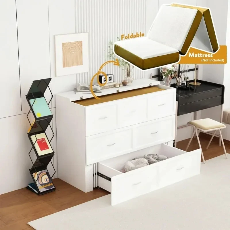 with Charging Station & Drawer, Mobile Cinet , Space-Saving Folding Murphy Bed(.4”x .”D x .”H)
with Charging Station & Drawer, Mobile Cinet , Space-Saving Folding Murphy Bed(.4”x .”D x .”H)