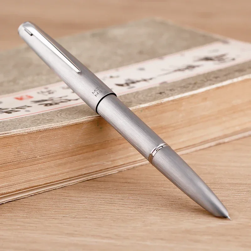 MAJOHN Matte Ti200 Metal Fountain Pen Titanium Alloy Fine Nib / 14K Gold 0.5mm with Converter Office Business Writing Ink Pen
MAJOHN Matte Ti200 Metal Fountain Pen Titanium Alloy Fine Nib / 14K Gold 0.5mm with Converter Office Business Writing Ink Pen