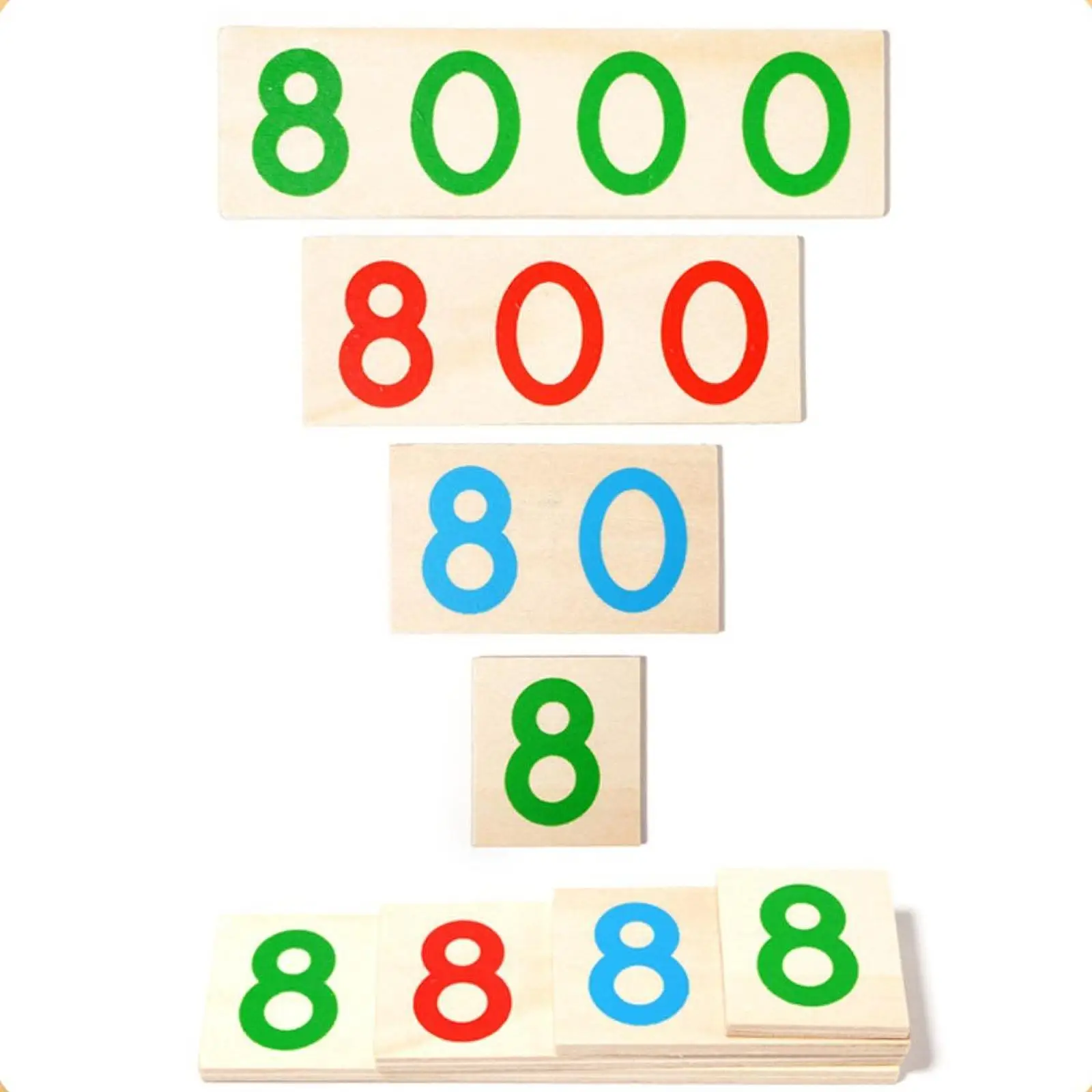 Wooden Number Cards Counting Toys Educational Math Tool for Primary School Kids Early Learning
Wooden Number Cards Counting Toys Educational Math Tool for Primary School Kids Early Learning