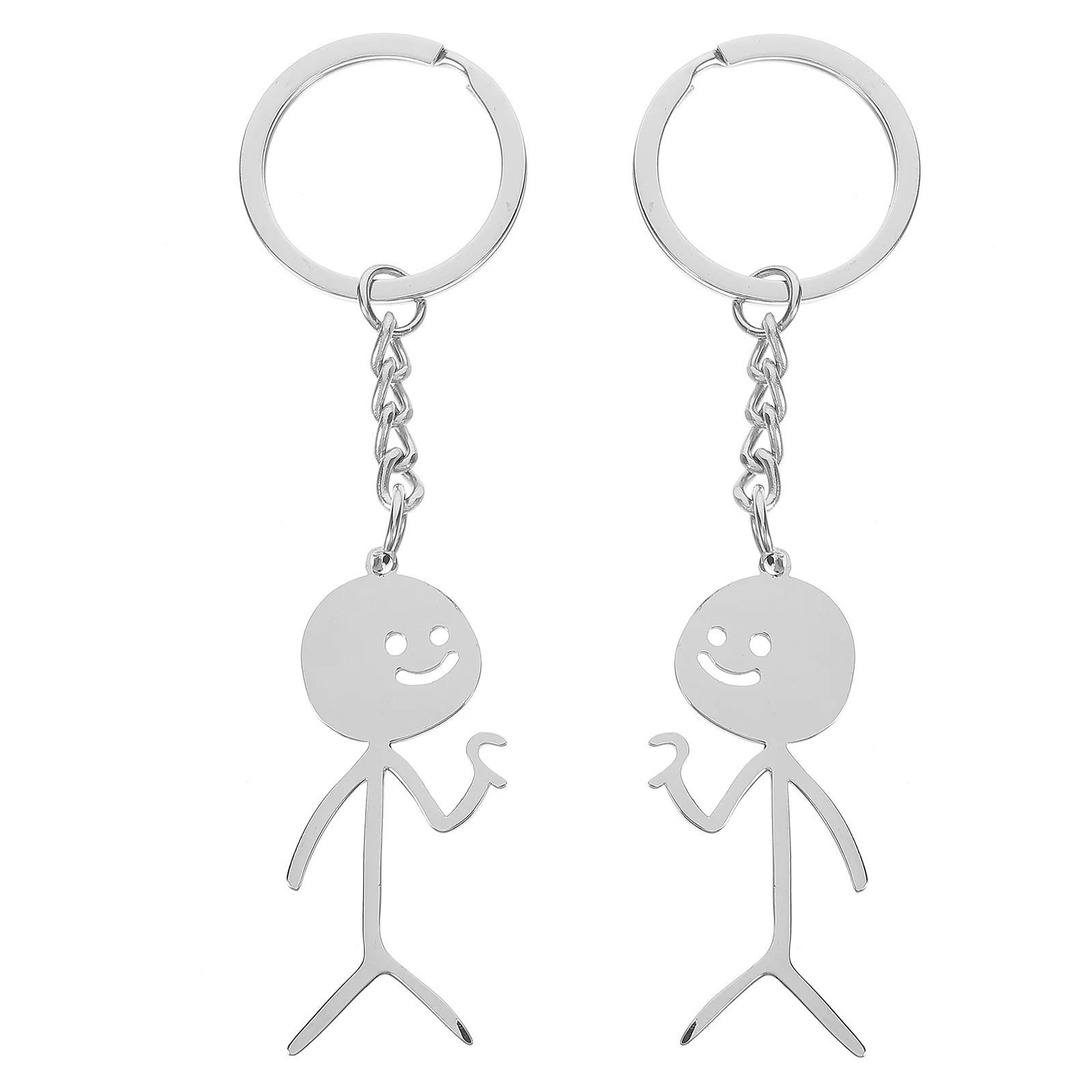 2 Pcs Cartoon Keychain Ring Chains Women Wristband for Decorative Doodle Stainless Steel Wallet Purse Man Creative Decoration
2 Pcs Cartoon Keychain Ring Chains Women Wristband for Decorative Doodle Stainless Steel Wallet Purse Man Creative Decoration