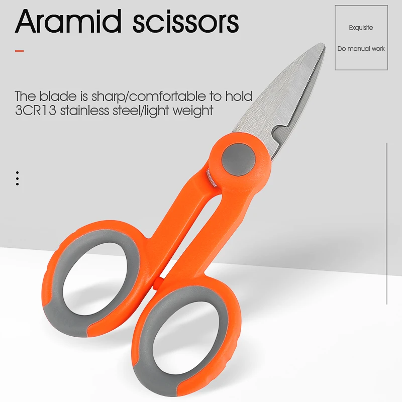 Optical Fiber Hand Tool Aramid Scissors Fiber Optic Aramid Stripping Tool
Optical Fiber Hand Tool Aramid Scissors Fiber Optic Aramid Stripping Tool