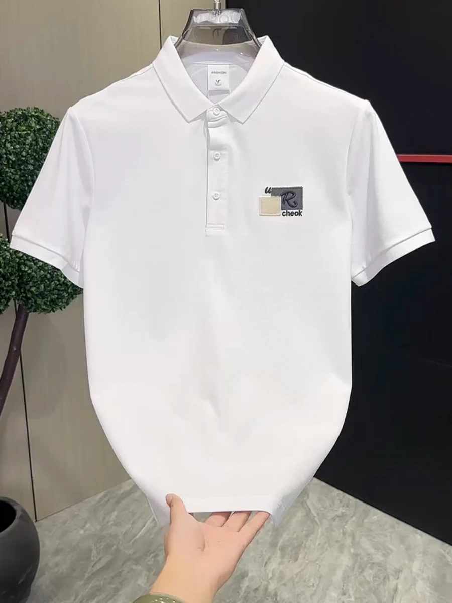 Men's Faionable ort Sve T-irt Embroidered Collar Breathable Casual Summer New Arrival ACMEOSTUDO Stand Fit Tee
Men's Faionable ort Sve T-irt Embroidered Collar Breathable Casual Summer New Arrival ACMEOSTUDO Stand Fit Tee