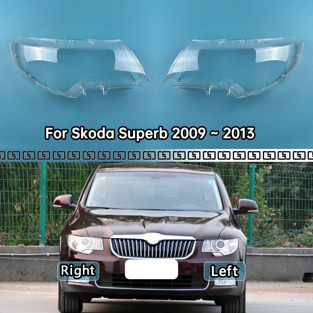For Skoda Superb 2009 2010 2011 2012 2013 Auto Light Caps Transparent Lampshade Lamp Shade Front Headlight Cover Glass Shell
For Skoda Superb 2009 2010 2011 2012 2013 Auto Light Caps Transparent Lampshade Lamp Shade Front Headlight Cover Glass Shell