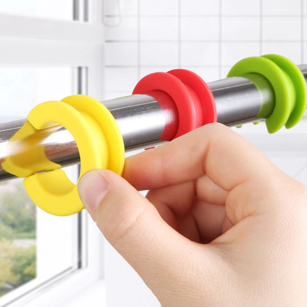 12pcs Windproof Silicone Buckles Household Anti-Slip Fixing Hanger Spacing Clothes Drying Pole Accessories Reusable Round Hanger
12pcs Windproof Silicone Buckles Household Anti-Slip Fixing Hanger Spacing Clothes Drying Pole Accessories Reusable Round Hanger
