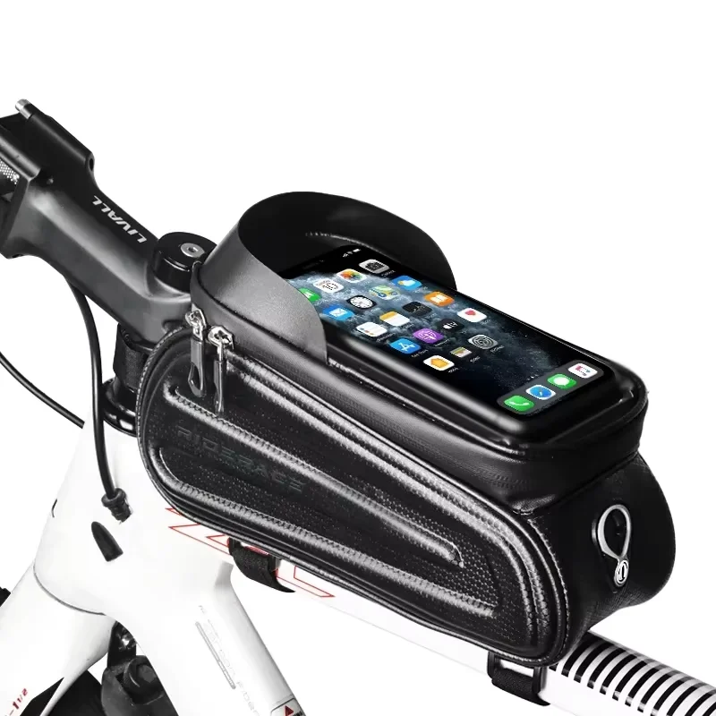 Bag With Touch Screen Rainproof Mountain Road Bike Front Cell Phone Holder MTB Top Tube Frame Bags Cycling Accessories 
Bag With Touch Screen Rainproof Mountain Road Bike Front Cell Phone Holder MTB Top Tube Frame Bags Cycling Accessories