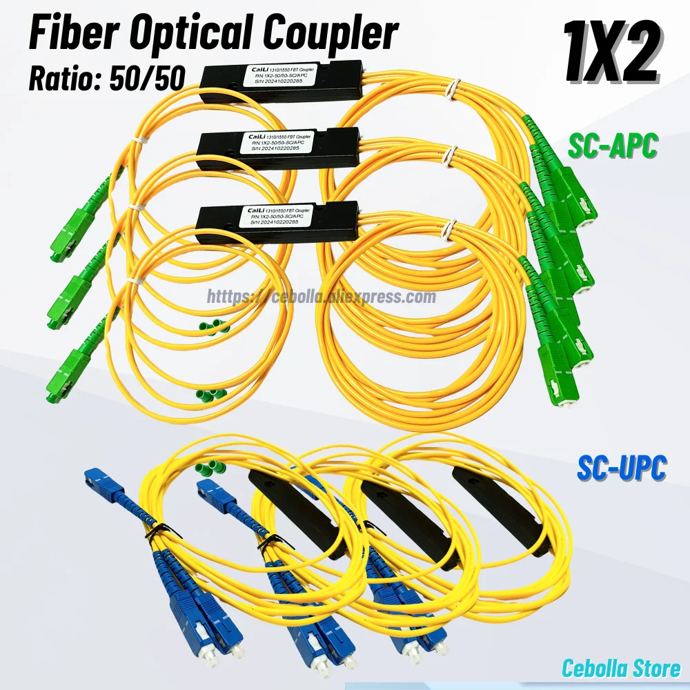 PLC Splitter SC A/UPC 1X2 PLC Singlemode Fiber Optical Splitter SC/UPC PCL Taper Type Splitter Computer Cable Cord Sleeve
PLC Splitter SC A/UPC 1X2 PLC Singlemode Fiber Optical Splitter SC/UPC PCL Taper Type Splitter Computer Cable Cord Sleeve