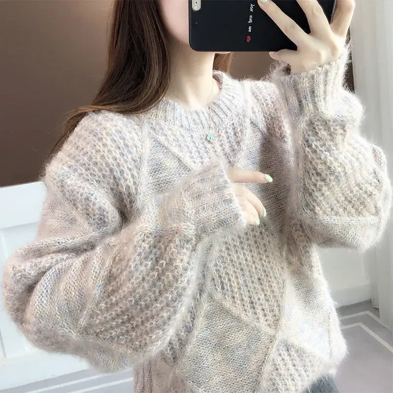 Women High Street Casual Loose Printing Pullovers Vintage Elegant Tops Autumn Winter New Round Neck Long Sleeve Fashion Sweater
Women High Street Casual Loose Printing Pullovers Vintage Elegant Tops Autumn Winter New Round Neck Long Sleeve Fashion Sweater
