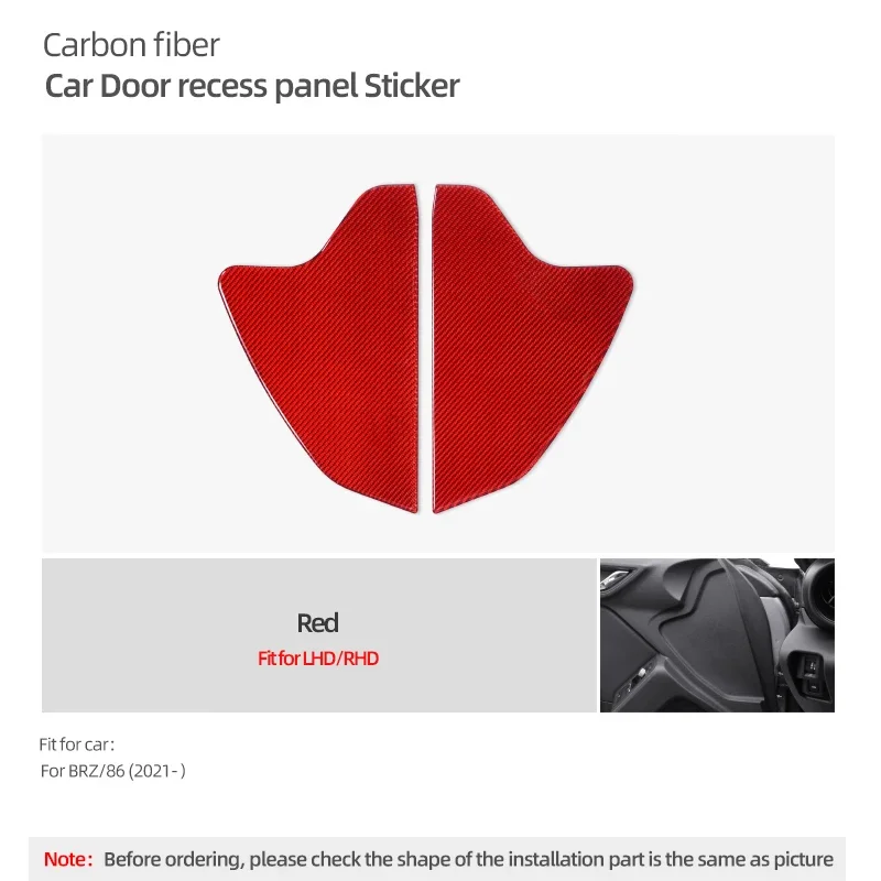 Накладка на дверную паз из углеродного волокна для Subaru BRZ/Toyota GR86. Аксессуар для украшения салона автомобиля.
Накладка на дверную паз из углеродного волокна для Subaru BRZ/Toyota GR86. Аксессуар для украшения салона автомобиля.