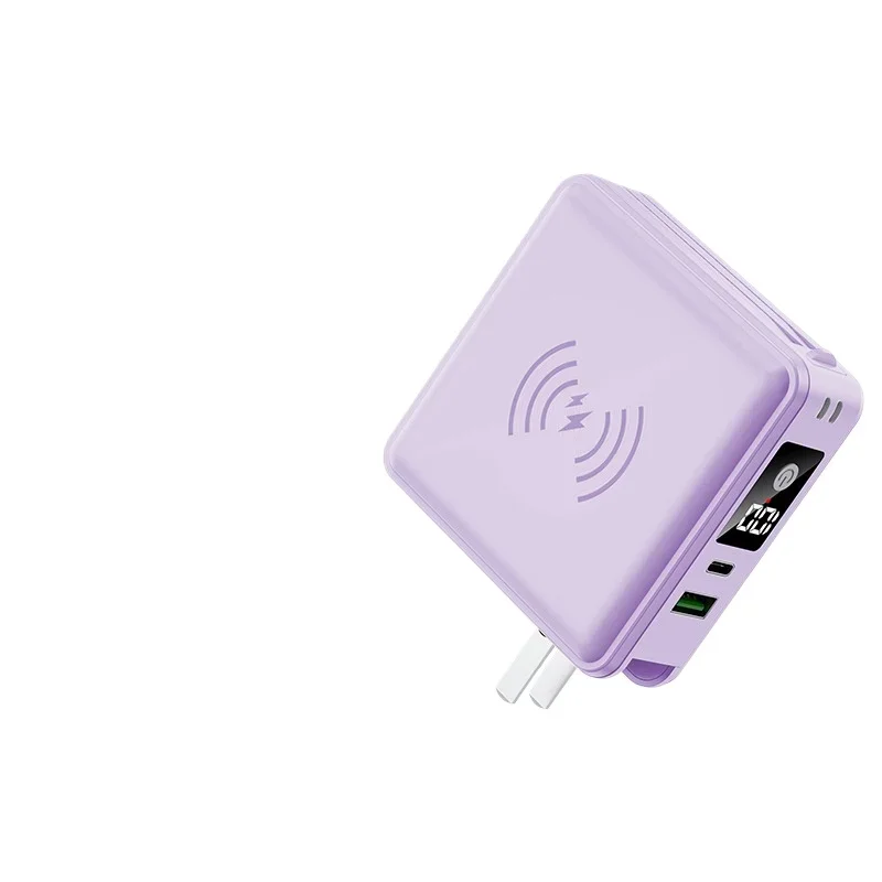 *The power bank has its own cable, small, portable, fast charging, and large-capacity mobile power supply with its own plug.
*The power bank has its own cable, small, portable, fast charging, and large-capacity mobile power supply with its own plug.