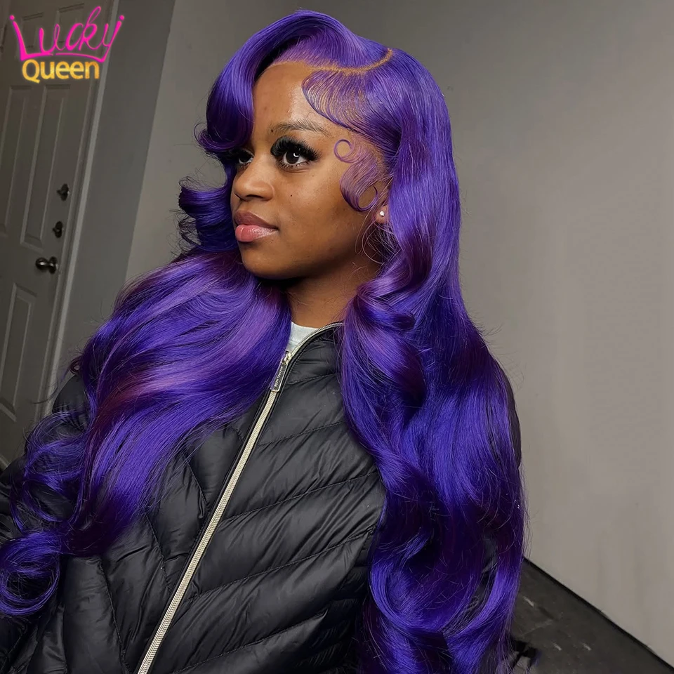 Purple Body Wave Lace Frontal Wig HD 13x4 13x6 Lace Front Wig Glueless Lace Wigs Brazilians Human Hair For Women Pre Plucked
Purple Body Wave Lace Frontal Wig HD 13x4 13x6 Lace Front Wig Glueless Lace Wigs Brazilians Human Hair For Women Pre Plucked