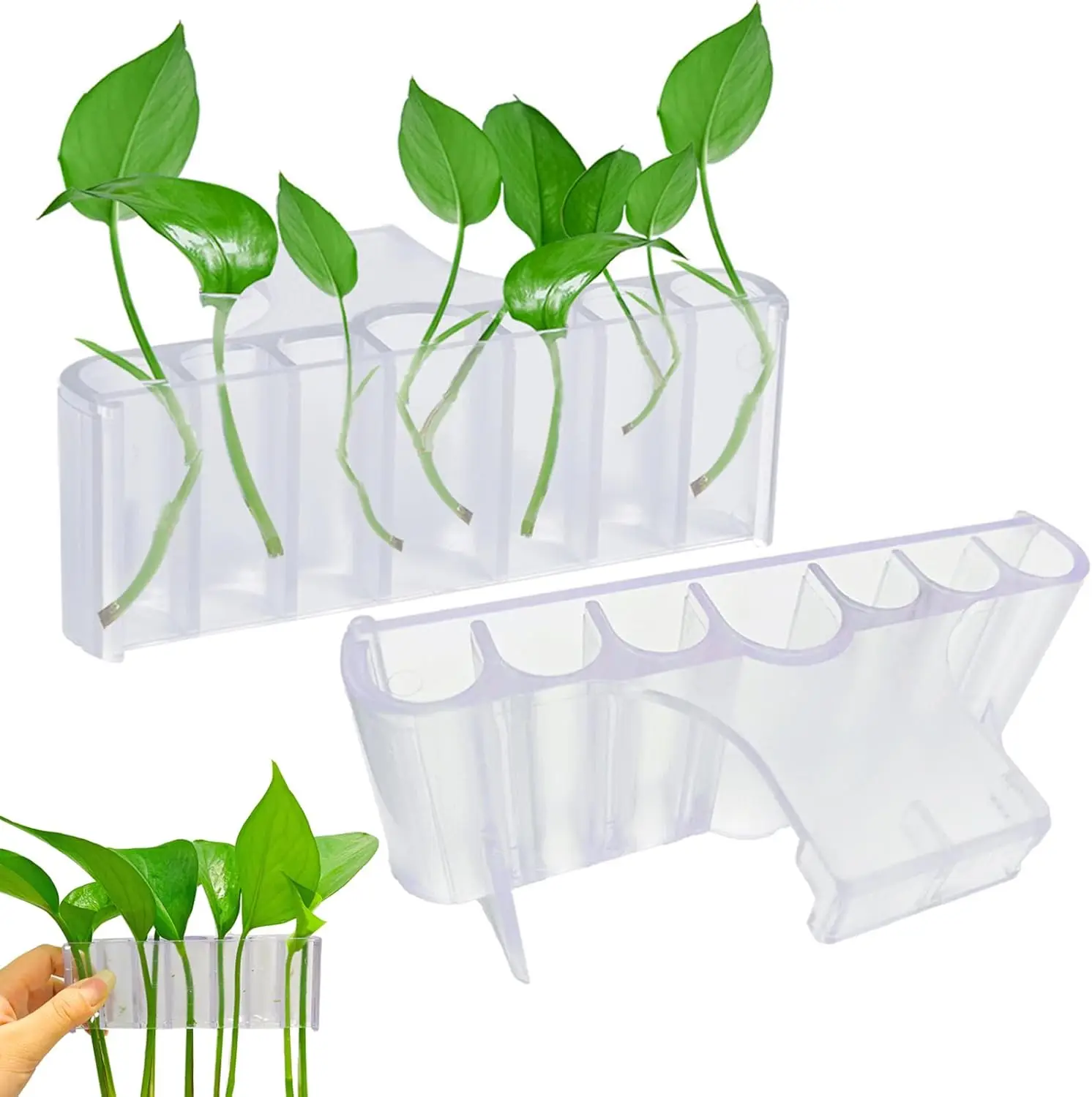 2 Pack Aquarium Plant Holder with Long Hook, Upgraded 7 Holes Aquatic Plants Cup for Fish Tank, Top Mount Feeder for Aquascape Decorations
2 Pack Aquarium Plant Holder with Long Hook, Upgraded 7 Holes Aquatic Plants Cup for Fish Tank, Top Mount Feeder for Aquascape Decorations