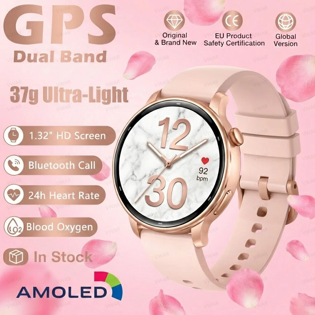 Новые смарт-часы VWAR Lily2 2026 года для женщин 【37 г】 с HD AMOLED-экраном, водонепроницаемостью IP68, измерением пульса, Bluetooth-звонками и спортивными функциями (также подходят для мужчин)
Новые смарт-часы VWAR Lily2 2026 года для женщин 【37 г】 с HD AMOLED-экраном, водонепроницаемостью IP68, измерением пульса, Bluetooth-звонками и спортивными функциями (также подходят для мужчин)