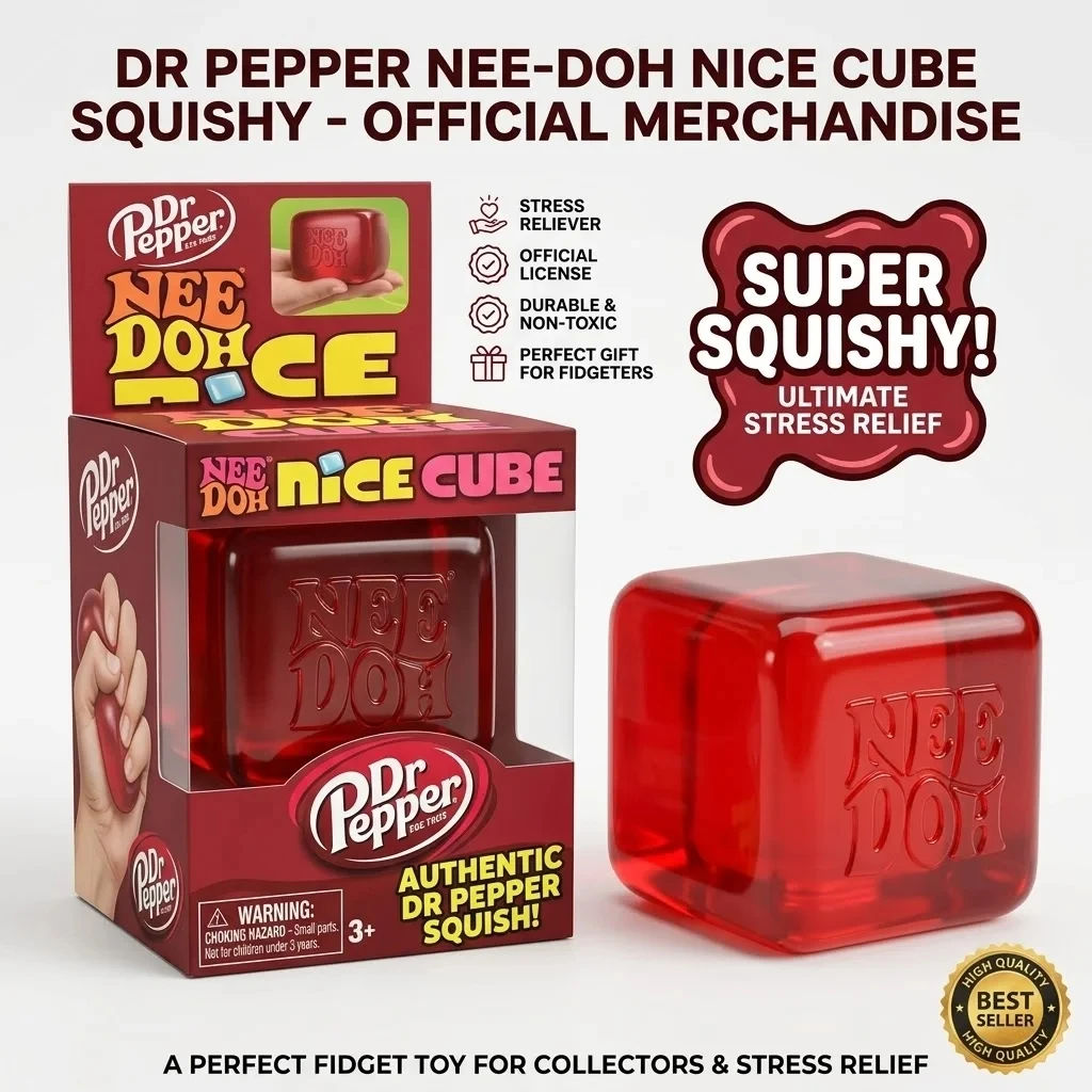 Schylling Needoh Nice Cube Sensory Fidget Cube Stress Relief Anxiety Sensory Tool for Focus ADHD & Office Desk Calming Gadget/
Schylling Needoh Nice Cube Sensory Fidget Cube Stress Relief Anxiety Sensory Tool for Focus ADHD & Office Desk Calming Gadget/