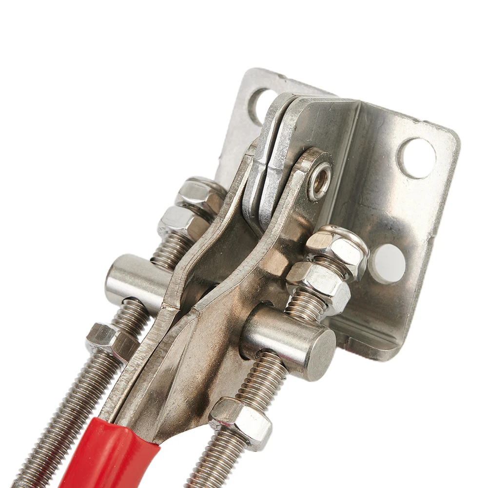 2 Pack of Stainless Steel Self Locking Toggle Clamps Capable of Holding Up to 200kg with Quick Release Mechanism
2 Pack of Stainless Steel Self Locking Toggle Clamps Capable of Holding Up to 200kg with Quick Release Mechanism