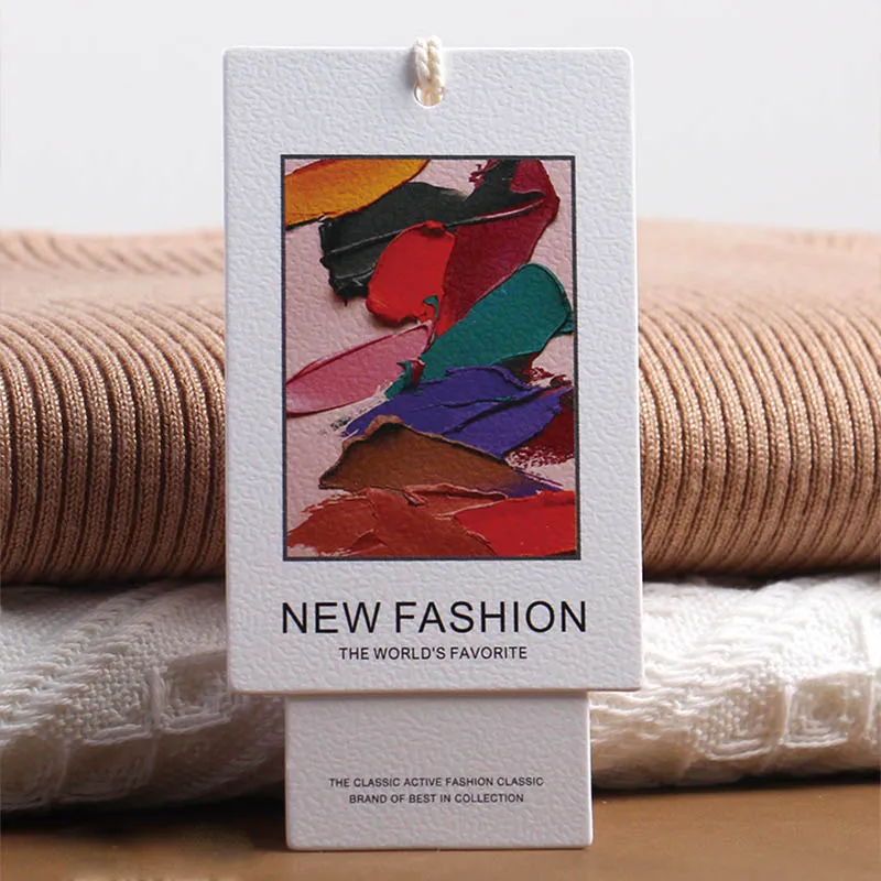 Tag Custom Logo High-end Clothing Store Women's Listing Label Cake Cartoon Printing Private Design
Tag Custom Logo High-end Clothing Store Women's Listing Label Cake Cartoon Printing Private Design