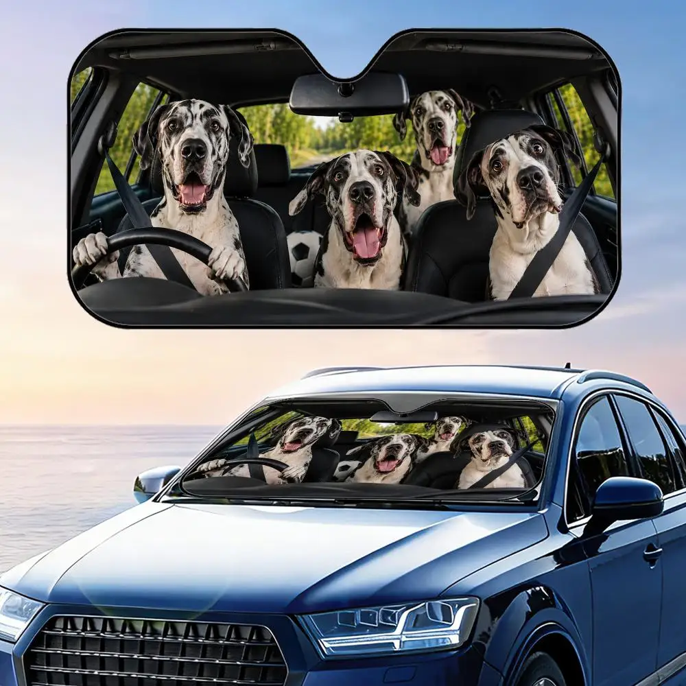 Great Dane Soccer Power Sun Visor Car Front Windshield Sun Shade Foldable Reflective UV Protection Heat Insulation Cover
Great Dane Soccer Power Sun Visor Car Front Windshield Sun Shade Foldable Reflective UV Protection Heat Insulation Cover