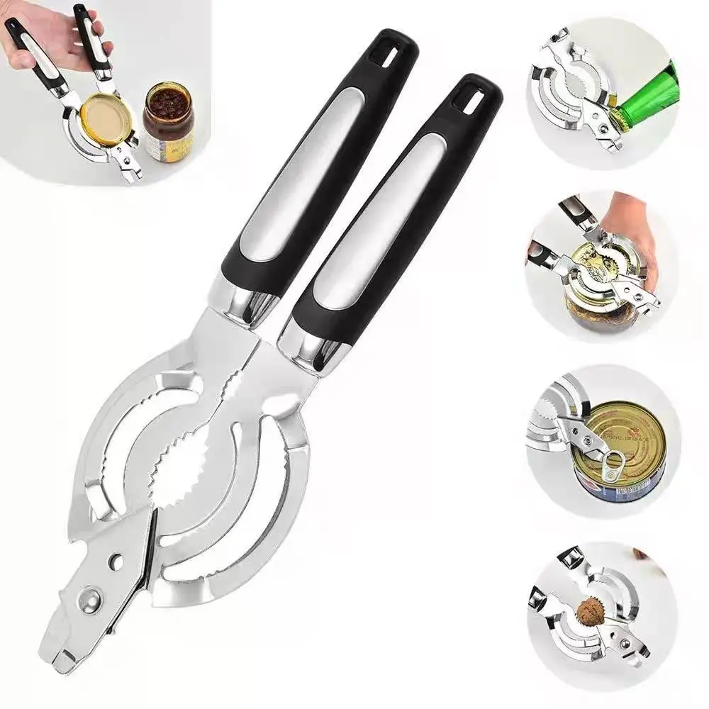 Stainless Steel Can Opener Adjustable Anti-rust Jar Lid Gripper Effortless Multifunctional Effortless Bottle Opening BHL2309-FRO
Stainless Steel Can Opener Adjustable Anti-rust Jar Lid Gripper Effortless Multifunctional Effortless Bottle Opening BHL2309-FRO