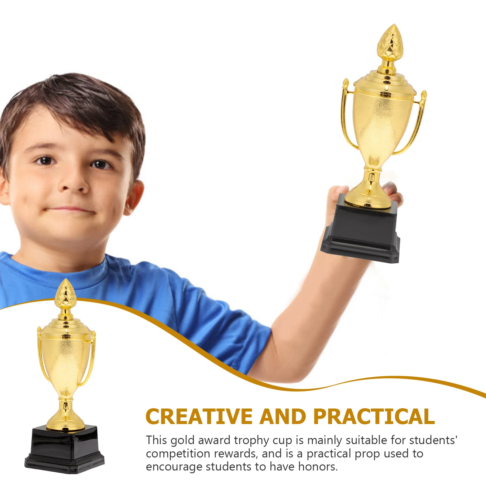 1pc Golden Award For Classroom Sports Banquet Decor Plastic Trophy Competition Race Kids Competition Award Trophy Kids
1pc Golden Award For Classroom Sports Banquet Decor Plastic Trophy Competition Race Kids Competition Award Trophy Kids