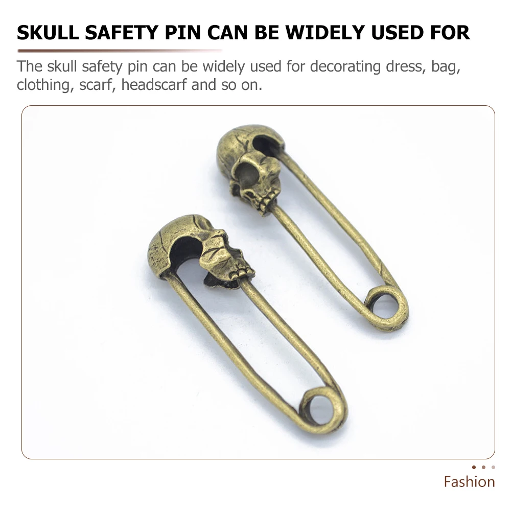 20pcs Safety Pins Skull Jewelry Accessories for Sewing Quilting Clothing Decor Brooch Pin Bronze Silver Tone
20pcs Safety Pins Skull Jewelry Accessories for Sewing Quilting Clothing Decor Brooch Pin Bronze Silver Tone