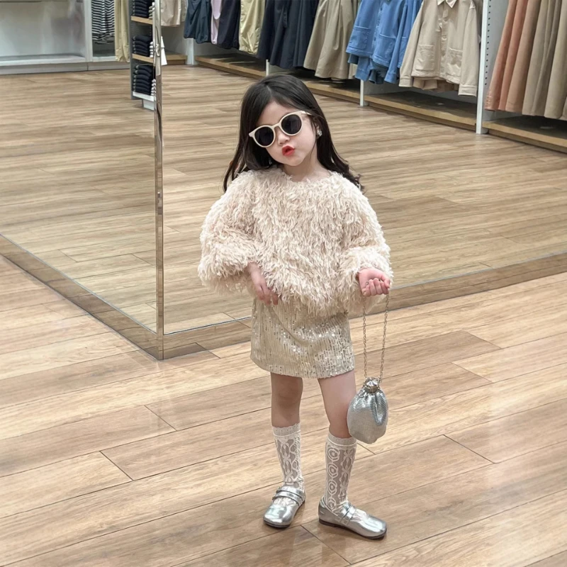 2026 Spring New Korean Kids Wear Girls Baddie Sequin Glitter Skirt Short Outfit, Clothing Collection
2026 Spring New Korean Kids Wear Girls Baddie Sequin Glitter Skirt Short Outfit, Clothing Collection
