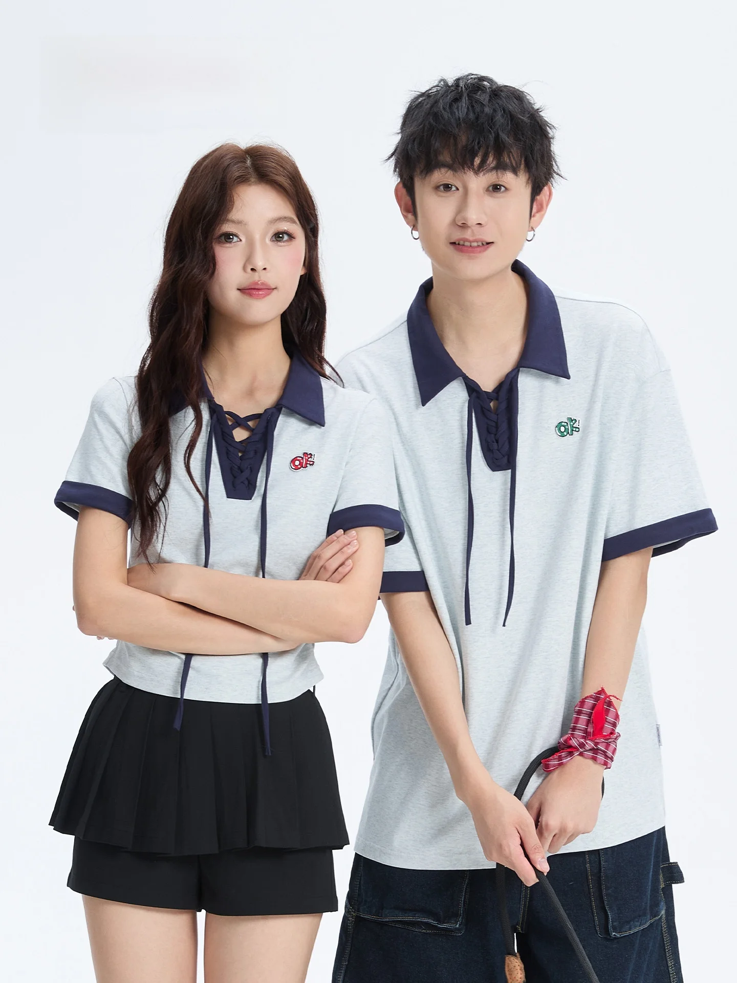Couple Matching Short Sleeve T-Shirt Shirt Color Block Design Cotton Casual Wear Summer New Style for Men And Women
Couple Matching Short Sleeve T-Shirt Shirt Color Block Design Cotton Casual Wear Summer New Style for Men And Women