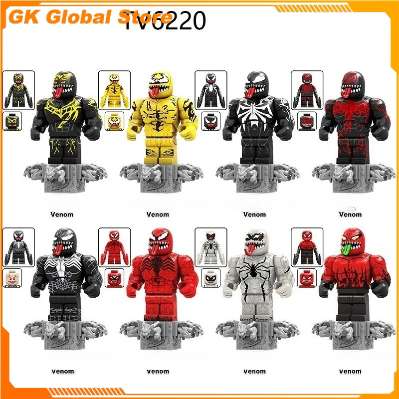 Venom 8cm Movie Figure Peripheral Plastic Model Assembling Building Blocks Desktop Decoration Ornaments Kids Birthday Gifts Toys
Venom 8cm Movie Figure Peripheral Plastic Model Assembling Building Blocks Desktop Decoration Ornaments Kids Birthday Gifts Toys