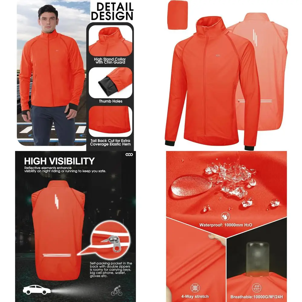 Мужская велосипедная куртка 33,000 футов с длинным рукавом, водонепроницаемый велосипедный жилет для бега, верхняя одежда, светоотражающая ветрозащитная куртка без рукавов
Мужская велосипедная куртка 33,000 футов с длинным рукавом, водонепроницаемый велосипедный жилет для бега, верхняя одежда, светоотражающая ветрозащитная куртка без рукавов