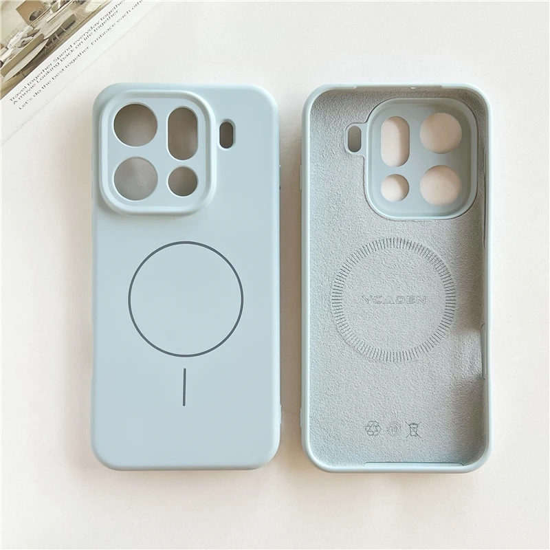 For Magsafe Liquid Silicone Phone Cases For OPPO FIND X9 X8 Ultra X8S Plus Reno 14 Pro Case Magnetic Wireless Charging Cover
For Magsafe Liquid Silicone Phone Cases For OPPO FIND X9 X8 Ultra X8S Plus Reno 14 Pro Case Magnetic Wireless Charging Cover