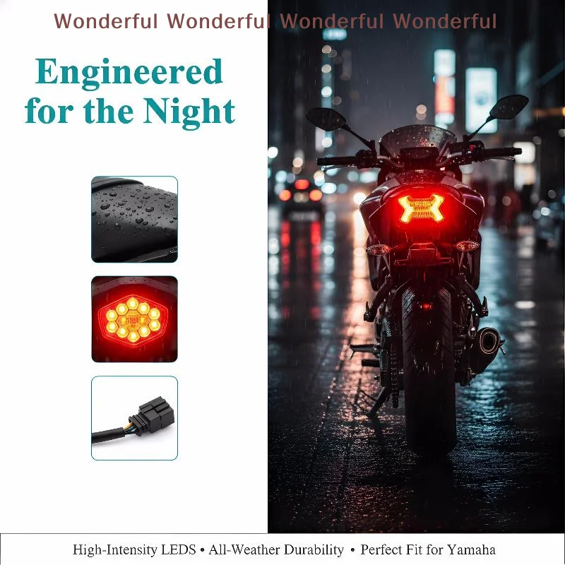 LED Taillight for Motorcycle MT03 MT25 MT07 R3 R25 2013-2020 Rear Light Enhanced Visibility Night Riding Safety
LED Taillight for Motorcycle MT03 MT25 MT07 R3 R25 2013-2020 Rear Light Enhanced Visibility Night Riding Safety