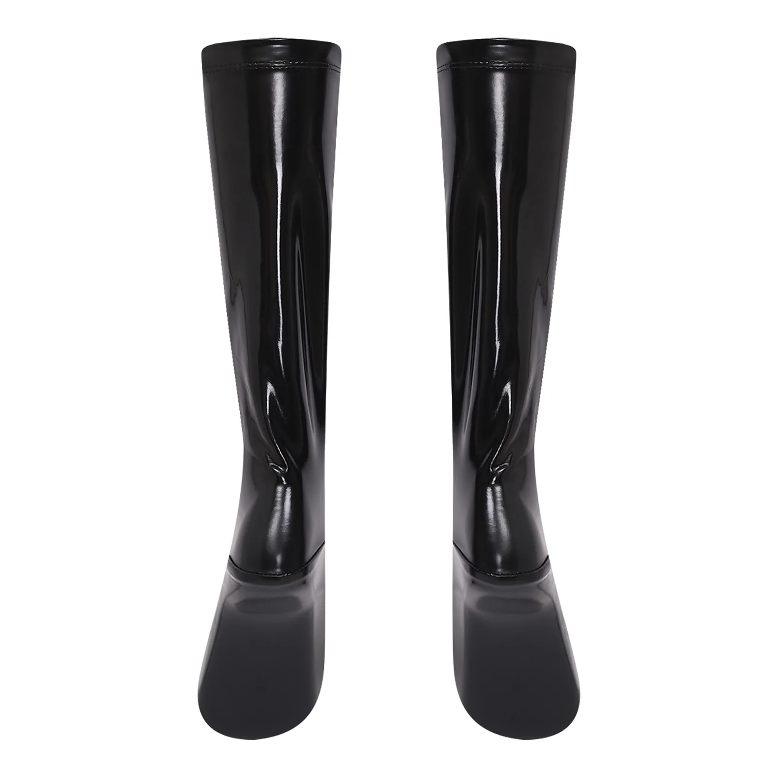 Women Men Wet Look PU Leather Stockings Calf-length Socks with Side Zipper Nightclub Rave Party Festival Costume Accessories
Women Men Wet Look PU Leather Stockings Calf-length Socks with Side Zipper Nightclub Rave Party Festival Costume Accessories