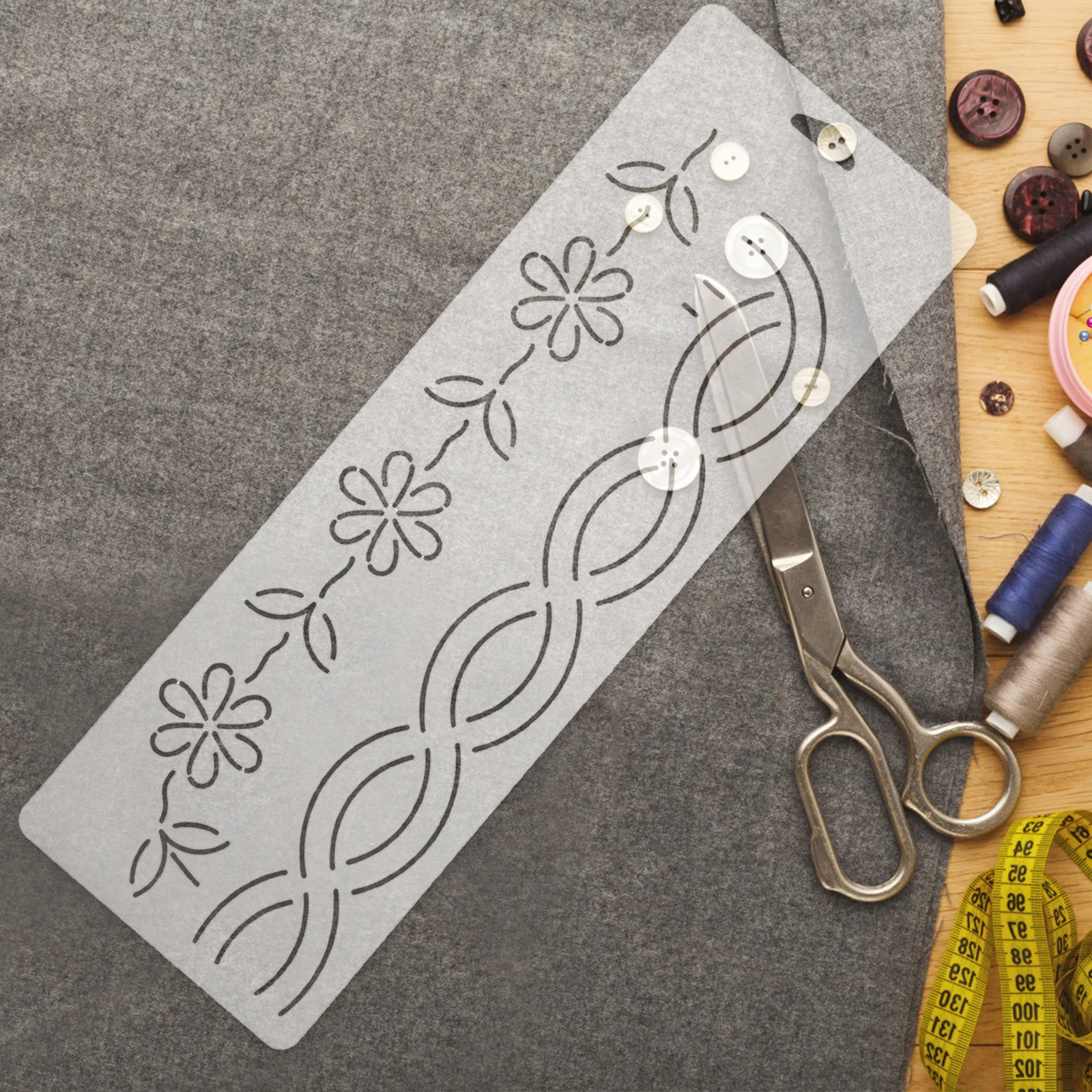 2Pcs Cross Stitch Templates Transparent Plastic Quilting Templates Set for Embroidery Patchwork Sewing Projects Precise Cutting
2Pcs Cross Stitch Templates Transparent Plastic Quilting Templates Set for Embroidery Patchwork Sewing Projects Precise Cutting