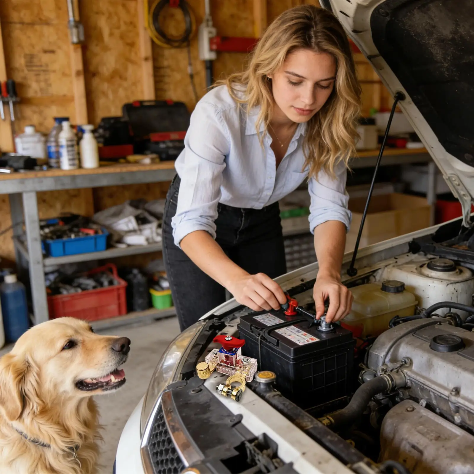 Battery Button Disconnect Battery Disconnect Control Power Control Protective Button For Garage Workshop Vehicle Sedan RV SUV
Battery Button Disconnect Battery Disconnect Control Power Control Protective Button For Garage Workshop Vehicle Sedan RV SUV