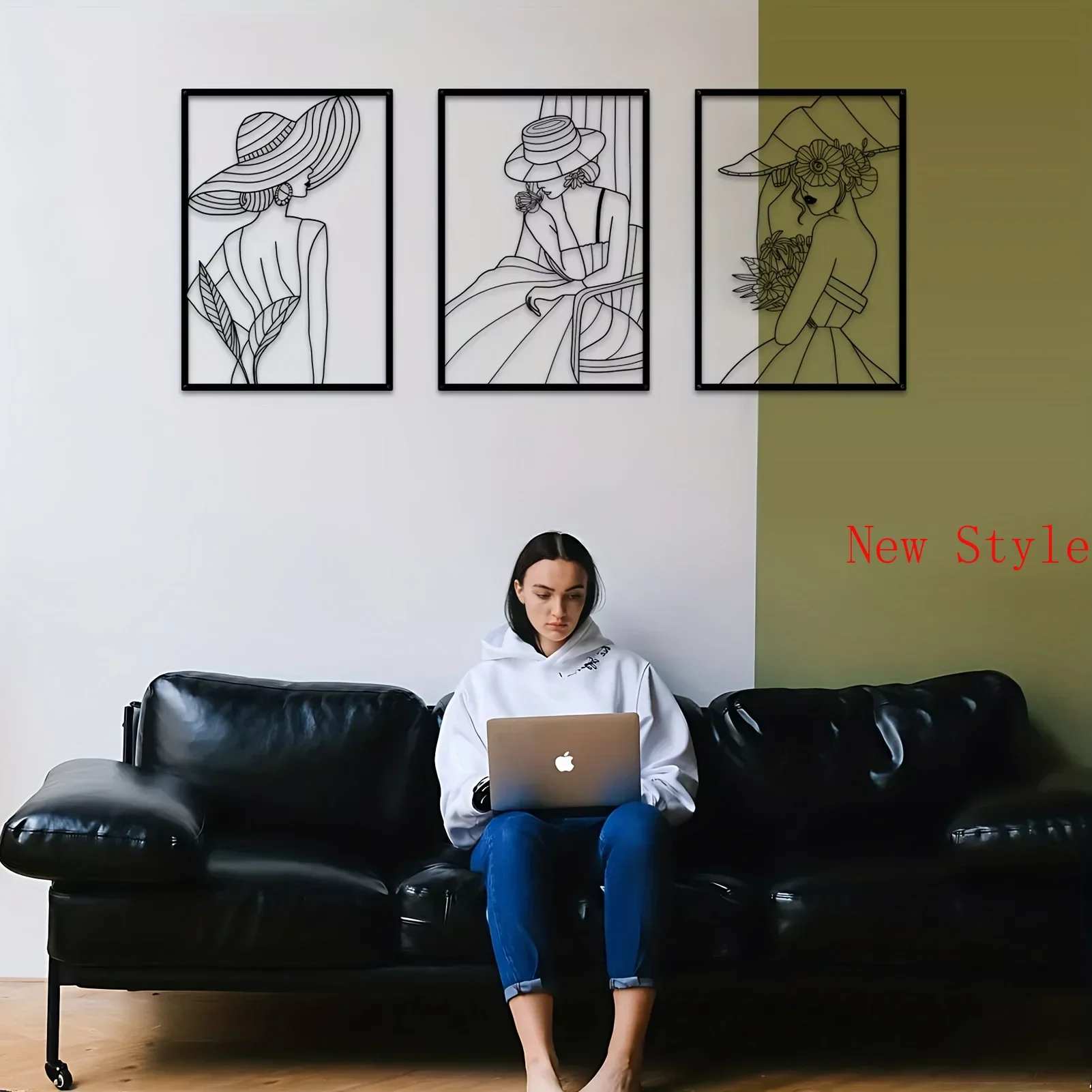 3 Pcs Fashion Lady Metal Wall Hanging Decor Vintage Ladies Modern Female Pictures for Home Decoration for Hanging Above The Bed
3 Pcs Fashion Lady Metal Wall Hanging Decor Vintage Ladies Modern Female Pictures for Home Decoration for Hanging Above The Bed