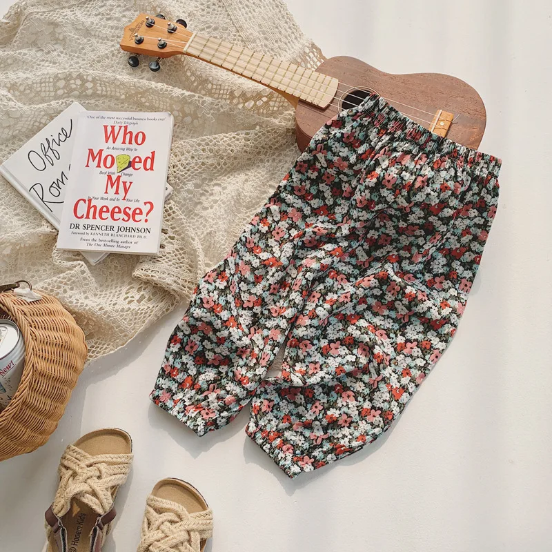 2-8T Flower Pant For Girls Toddler Kid baby Clothes Print Spring Summer Loose Floral Elegant Cute Sweet Cotton Beach Trousers
2-8T Flower Pant For Girls Toddler Kid baby Clothes Print Spring Summer Loose Floral Elegant Cute Sweet Cotton Beach Trousers