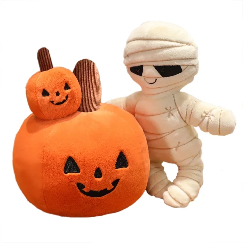 High Quality Cartoon New Halloween Pumpkin Plush Doll Pillow Mummy Pumpkin Plush Toy Holiday Decoration Gift For Boys And Girls 
High Quality Cartoon New Halloween Pumpkin Plush Doll Pillow Mummy Pumpkin Plush Toy Holiday Decoration Gift For Boys And Girls