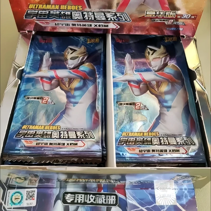 KAYOU, оригинальные карты Ultraman 2024, или фирменные золотые, фиолетовые карты GP Full Star, коллекционные карты аниме, детские игрушки, коллекция карт
KAYOU, оригинальные карты Ultraman 2024, или фирменные золотые, фиолетовые карты GP Full Star, коллекционные карты аниме, детские игрушки, коллекция карт
