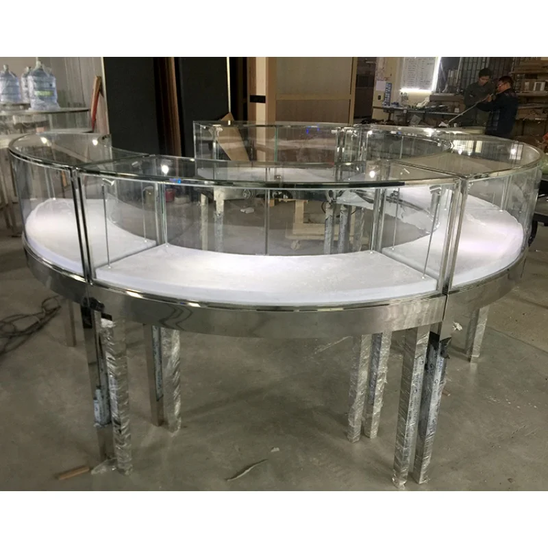 Custom. Mobile Glass Metal Display Showcase Jewelry Display Cabinet And Jewellery Shop Counter Design
Custom. Mobile Glass Metal Display Showcase Jewelry Display Cabinet And Jewellery Shop Counter Design