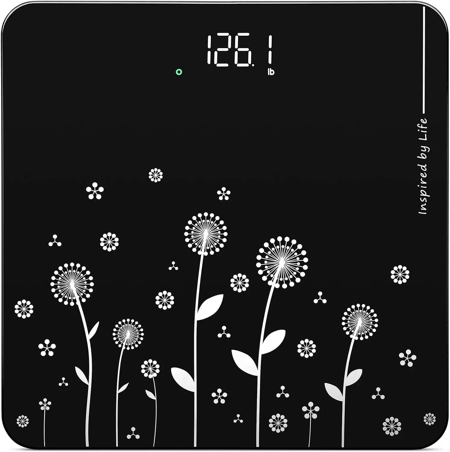 High Precision Digital Bathroom Scale, 0.1lb Accuracy, LED Display, Step-On, 400lb Capacity, Batteries Included, Black
High Precision Digital Bathroom Scale, 0.1lb Accuracy, LED Display, Step-On, 400lb Capacity, Batteries Included, Black