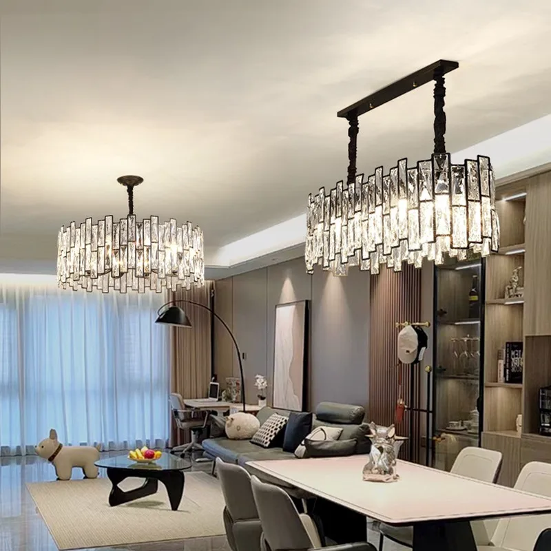 New Modern Chandeliers For Restaurant Bedroom Crystal Ceiling Pendant Lights Living Room Hanging Lamp Home Decor Lustre Fixtures
New Modern Chandeliers For Restaurant Bedroom Crystal Ceiling Pendant Lights Living Room Hanging Lamp Home Decor Lustre Fixtures