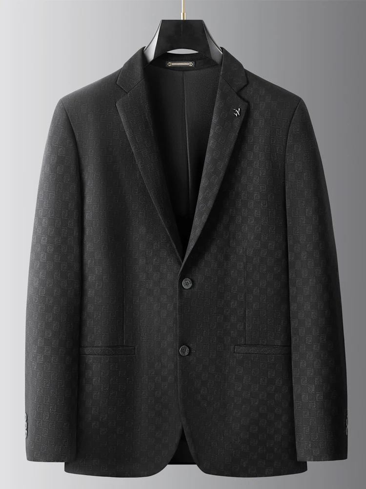 Элитный мужской костюм большого размера, свободного кроя, не требующий глажки, с защитой от сминания, в клетку, для весны и осени
Элитный мужской костюм большого размера, свободного кроя, не требующий глажки, с защитой от сминания, в клетку, для весны и осени