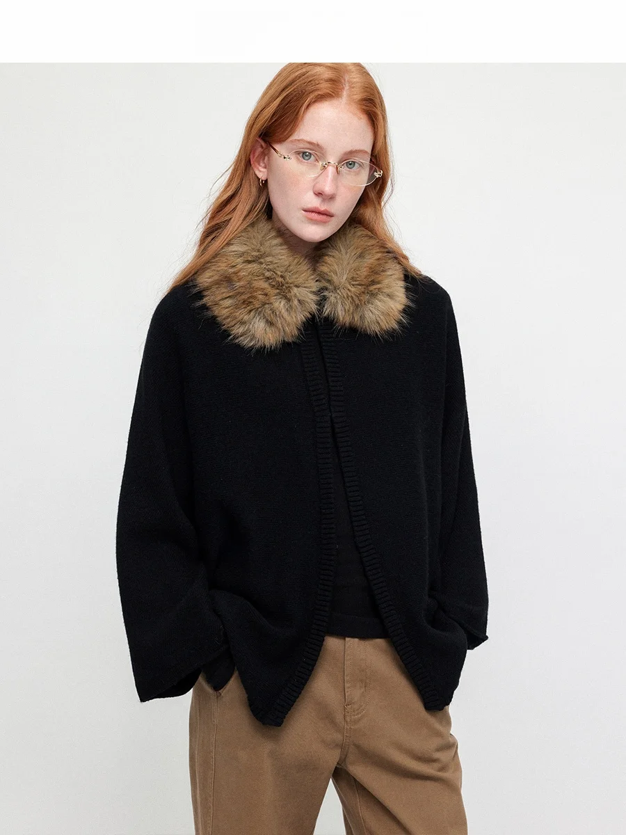 Винтажное вязаное пальто CHACHASTU средней длины со съемным меховым воротником, создающее уютное настроение, осенне-зимняя женская верхняя одежда
Винтажное вязаное пальто CHACHASTU средней длины со съемным меховым воротником, создающее уютное настроение, осенне-зимняя женская верхняя одежда