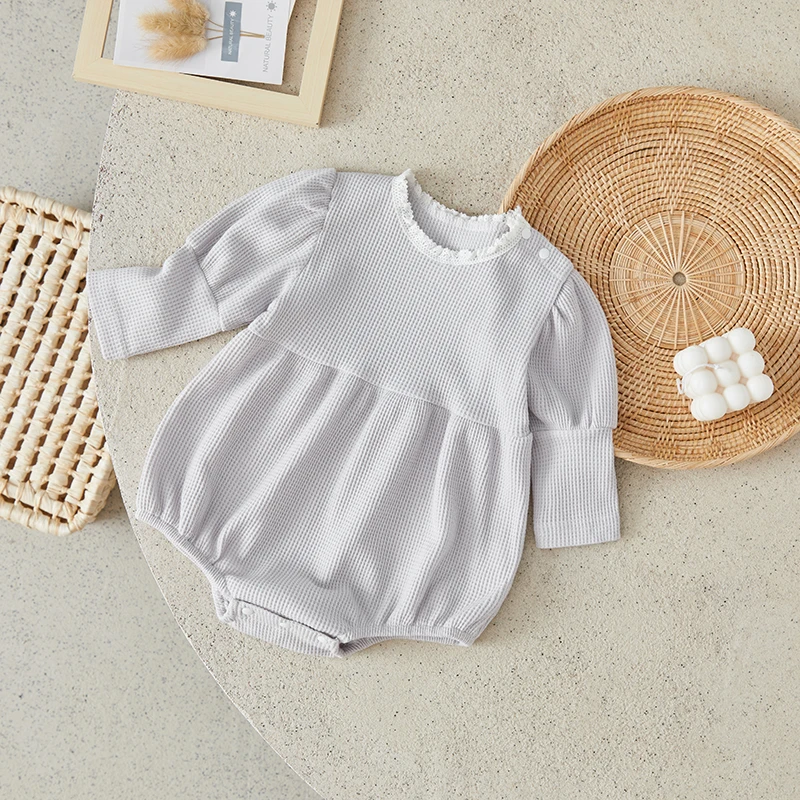 Suefunskry Lovely Baby Girls Romper, Long Sleeve Crew Neck Lace Patchwork Bodysuit Clothes for Spring Autumn Casual Daily 0-24M
Suefunskry Lovely Baby Girls Romper, Long Sleeve Crew Neck Lace Patchwork Bodysuit Clothes for Spring Autumn Casual Daily 0-24M