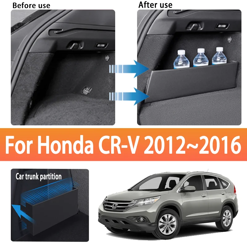 Для Honda CR-V CRV RM RE 2012~2016 2014 MK4: многофункциональный органайзер-разделитель для багажника автомобиля, аксессуары для интерьера авто
Для Honda CR-V CRV RM RE 2012~2016 2014 MK4: многофункциональный органайзер-разделитель для багажника автомобиля, аксессуары для интерьера авто