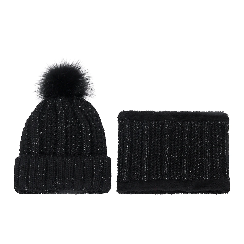 Thickened Wool Knit Hat Woman Neckerchief Knitted Warm Scarf Woolen Yarn Cap Miss
Thickened Wool Knit Hat Woman Neckerchief Knitted Warm Scarf Woolen Yarn Cap Miss