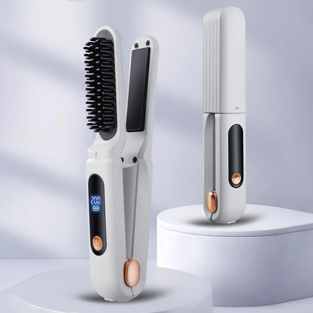 Rechargeable Hair Styling Tool Cordless Hair Straightener Brush with Fast Heating Usb Rechargeable Technology for Curly Hair
Rechargeable Hair Styling Tool Cordless Hair Straightener Brush with Fast Heating Usb Rechargeable Technology for Curly Hair