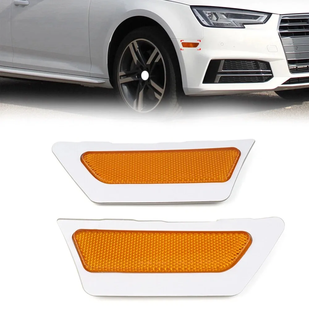 For A4 B9 2017 - 2019 8W0945071 8W0945072 Standard Modle Car Front Bumper Turn Signal Bezel Side Marker Light Reflector
For A4 B9 2017 - 2019 8W0945071 8W0945072 Standard Modle Car Front Bumper Turn Signal Bezel Side Marker Light Reflector