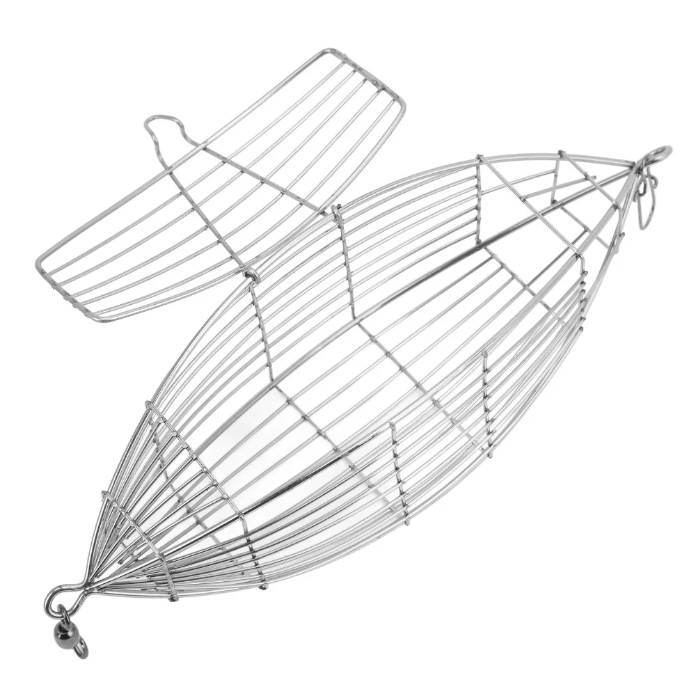 Durable Stainless Steel Fishing Bait Cage with Secure Lock Silver Fishing Lure Cage Carp Fishing Trap Carp Fishing
Durable Stainless Steel Fishing Bait Cage with Secure Lock Silver Fishing Lure Cage Carp Fishing Trap Carp Fishing