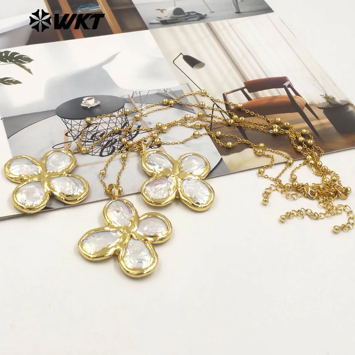 WT-JN299 New Coming Hot-selling Classic Freshwater Pearl Necklace With 18k Gold Plated For Women As Anniversary Gifts
WT-JN299 New Coming Hot-selling Classic Freshwater Pearl Necklace With 18k Gold Plated For Women As Anniversary Gifts